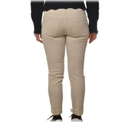 Dondup - Low-Waisted Jeans Model Rose - White - Trousers - Luxury Exclusive Collection - Avvenice^ Trousers