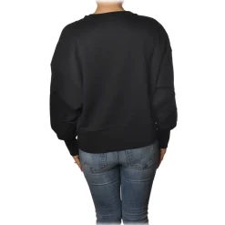 Dondup - Oversized Sweatshirt with Logo - Black - Sweatshirt - Luxury Exclusive Collection - Avvenice