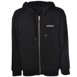 Dondup - Regular Sweatshirt with Hood - Black - Sweatshirt - Luxury Exclusive Collection - Avvenice^ Sweatshirts