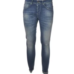 Dondup - Regular-Waisted Jeans Model George - Blue Denim - Trousers - Luxury Exclusive Collection - Avvenice