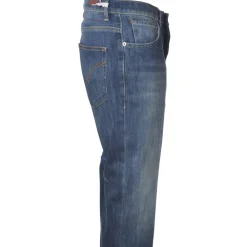 Dondup - Regular-Waisted Jeans Model Brighton - Blue Denim - Trousers - Luxury Exclusive Collection - Avvenice^ Trousers