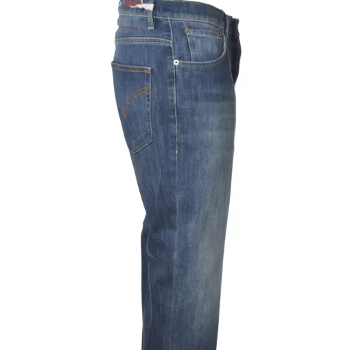 Dondup - Regular-Waisted Jeans Model Brighton - Blue Denim - Trousers - Luxury Exclusive Collection - Avvenice^ Trousers
