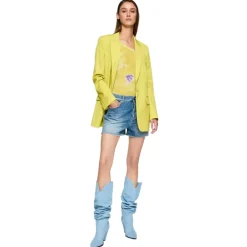 Dondup - Shorts with Frayed Bottom - Blue - Trousers - Luxury Exclusive Collection - Avvenice^ Trousers