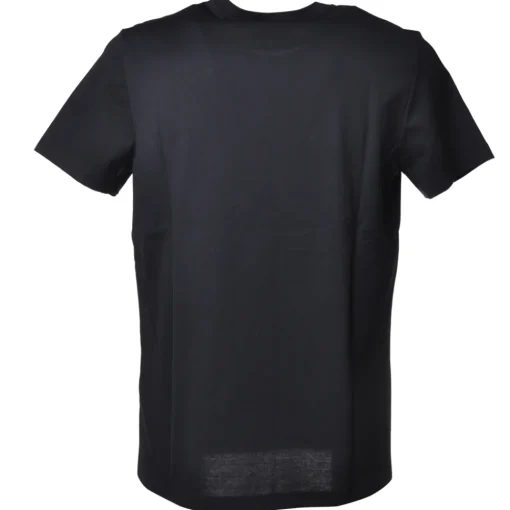 Dondup - Short-Sleeved T-shirt with Contrasting Logo - Blue - T-shirt - Luxury Exclusive Collection - Avvenice