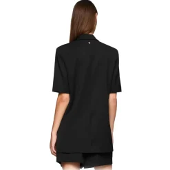 Dondup - Single Breasted Short Sleeve Blazer - Black - Jacket - Luxury Exclusive Collection - Avvenice^ Jackets