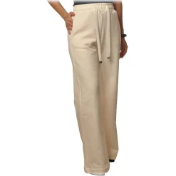 Dondup - Sporty Model Made of Fleece Cotton - Cream - Trousers - Luxury Exclusive Collection - Avvenice