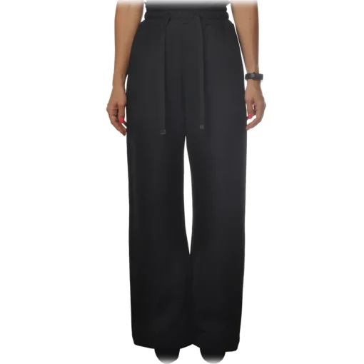 Dondup - Sporty Model Made of Fleece Cotton - Black - Trousers - Luxury Exclusive Collection - Avvenice^ Trousers