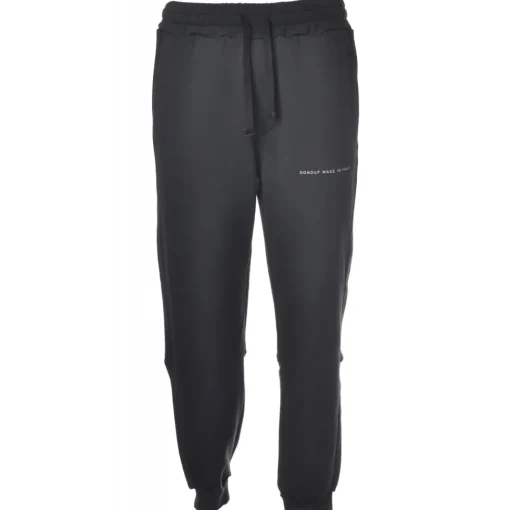 Dondup - Sporty Model with Logo in Contrasting Color - Blue - Trousers - Luxury Exclusive Collection - Avvenice