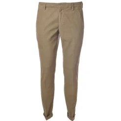Dondup - Trousers Gaubert Model in Velvet - Beige - Trousers - Luxury Exclusive Collection - Avvenice^ Trousers