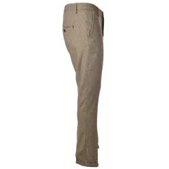 Dondup - Trousers Gaubert Model in Piedepull Pattern - Beige - Trousers - Luxury Exclusive Collection - Avvenice^ Trousers