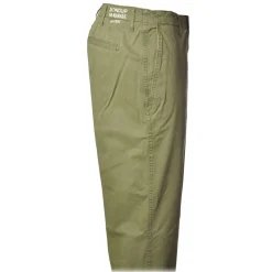 Dondup - Trousers in Faded Cotton - Green - Trousers - Luxury Exclusive Collection - Avvenice^ Trousers