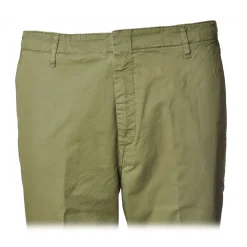 Dondup - Trousers in Faded Cotton - Green - Trousers - Luxury Exclusive Collection - Avvenice^ Trousers