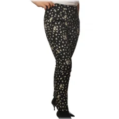 Dondup - Trousers Model Perfect with Star Print - Black - Trousers - Luxury Exclusive Collection - Avvenice^ Trousers