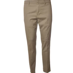 Dondup - Trousers with Tapered Leg and Welt Pockets - Sand - Trousers - Luxury Exclusive Collection - Avvenice