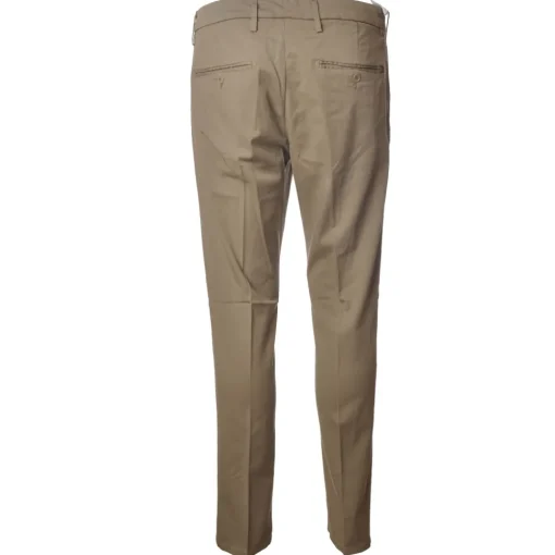Dondup - Trousers with Tapered Leg and Welt Pockets - Sand - Trousers - Luxury Exclusive Collection - Avvenice