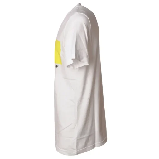 Dondup - T-shirt with Colored Geometric Detail - White - T-shirt - Luxury Exclusive Collection - Avvenice^ T-shirt