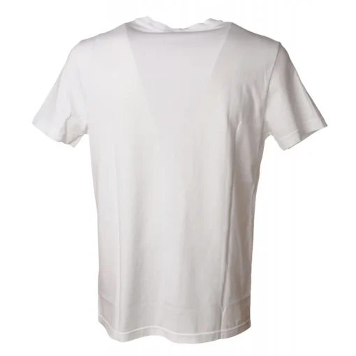 Dondup - T-shirt with Colored Geometric Detail - White - T-shirt - Luxury Exclusive Collection - Avvenice^ T-shirt
