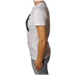 Dondup - T-shirt with Strong Writing - White - T-shirt - Luxury Exclusive Collection - Avvenice^ T-shirt