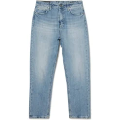 Dondup - Unwashed Canvas Cropped Jeans - Blue - Trousers - Luxury Exclusive Collection - Avvenice^ Trousers