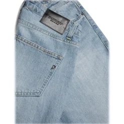 Dondup - Unwashed Canvas Cropped Jeans - Blue - Trousers - Luxury Exclusive Collection - Avvenice^ Trousers