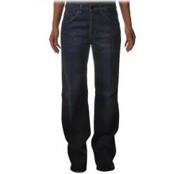 Dondup - Wide Leg Model Jeans with High Waist - Blue - Trousers - Luxury Exclusive Collection - Avvenice^ Trousers