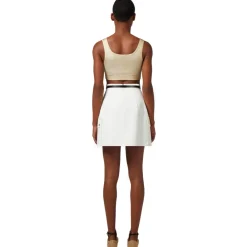 Elisabetta Franchi - Coated Crop Top - Gold - Top - Made in Italy - Luxury Exclusive Collection - Avvenice^ Tops