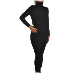 Elisabetta Franchi - High Neck Sheath Dress - Black - Dress - Made in Italy - Luxury Exclusive Collection - Avvenice^ Dresses