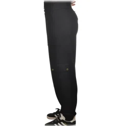 Elisabetta Franchi - Knit Yarn Trousers with Logo - Black - Trousers - Made in Italy - Luxury Exclusive Collection - Avvenice^ Trousers
