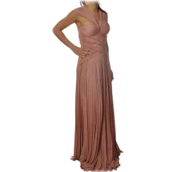 Elisabetta Franchi - Long Model with Bodice - Pink - Dress - Made in Italy - Luxury Exclusive Collection - Avvenice^ Jackets | Dresses