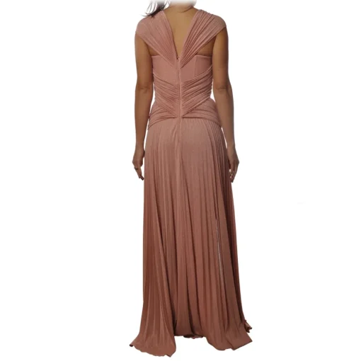 Elisabetta Franchi - Long Model with Bodice - Pink - Dress - Made in Italy - Luxury Exclusive Collection - Avvenice^ Jackets | Dresses