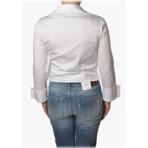 Elisabetta Franchi - Screwed Model Shirt - White - Shirt - Made in Italy - Luxury Exclusive Collection - Avvenice^ Shirts