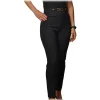 Elisabetta Franchi - Skinny Trousers with Metal Logo - Black - Trousers - Made in Italy - Luxury Exclusive Collection - Avvenice^ Trousers