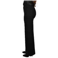 Elisabetta Franchi - Stretch Knit Pants - Black - Trousers - Made in Italy - Luxury Exclusive Collection - Avvenice^ Trousers
