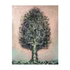 Eliza Oynus - Green Tree - Installation - Silk - Linen - Gold - Avvenice^ Installations