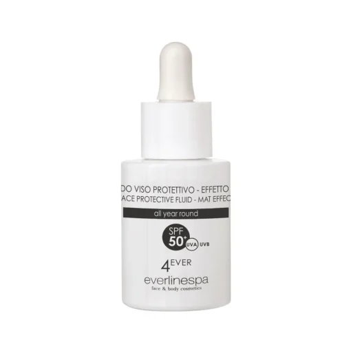 Everline Spa - Perfect Skin - Face Protective Cream - Fluid - MAT Effect 50 - 4 Ever - All Year Round - Professional Cosmetics - Avvenice^ Natural Cosmetics