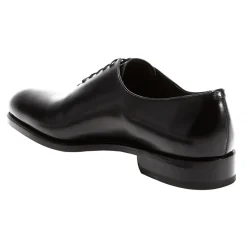 Fabbrica Italiana - Leather Oxfords - Black - Shoes - Handmade in Italy - Luxury - Avvenice^ Shoes