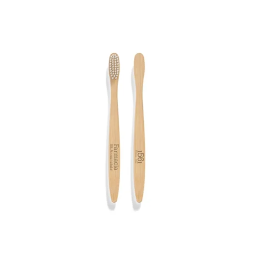 Farmacia SS. Annunziata 1561 - Natural Bamboo Toothbrush, Medium White Bristle - Toothbrush - Ancient Florence - Avvenice^ Natural Cosmetics