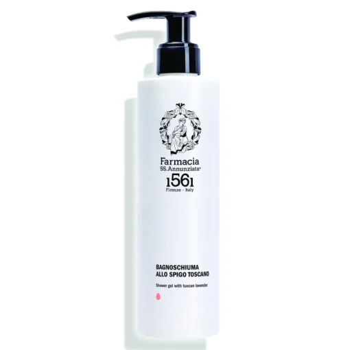 Farmacia SS. Annunziata 1561 - Shower Gel with Tuscan Lavender - Body Wash - Ancient Florence - 250 ml - Avvenice^ Natural Cosmetics