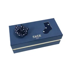 Fefe Napoli Fefè Napoli - Blue Pois Gift Box - Gift Box - Handmade in Italy - Luxury Exclusive Collection - Avvenice^ Accessories