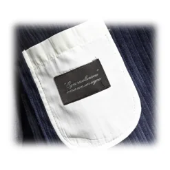 Fefe Napoli Fefè Napoli - Blue Velvet Larocciatore Jacket - Jackets - Handmade in Italy - Luxury Exclusive Collection - Avvenice