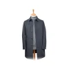 Fefe Napoli Fefè Napoli - Dark Blue Technical Trench Coat - Jackets - Handmade in Italy - Luxury Exclusive Collection - Avvenice