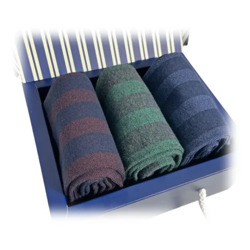 Fefe Napoli Fefè Napoli - Gift Box Basic Long Socks - Gift Box - Handmade in Italy - Luxury Exclusive Collection - Avvenice^ Accessories