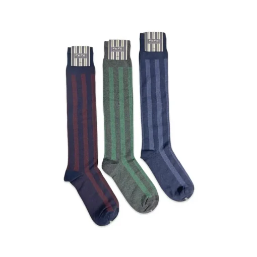 Fefe Napoli Fefè Napoli - Gift Box Basic Long Socks - Gift Box - Handmade in Italy - Luxury Exclusive Collection - Avvenice^ Accessories