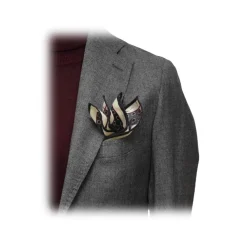 Fefe Napoli Fefè Napoli - Lacharmant Wool Gray Jacket - Jackets - Handmade in Italy - Luxury Exclusive Collection - Avvenice