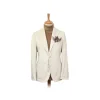 Fefe Napoli Fefè Napoli - Larocciatore White Velvet Jacket - Jackets - Handmade in Italy - Luxury Exclusive Collection - Avvenice^ Jackets