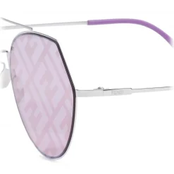 Fendi - Eyeline - Aviator Sunglasses - Purple - Sunglasses - Eyewear - Avvenice