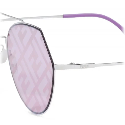 Fendi - Eyeline - Aviator Sunglasses - Purple - Sunglasses - Eyewear - Avvenice