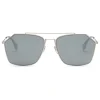 Fendi - Eyeline - Ruthenium Asian Fit Square Sunglasses - Sunglasses - Eyewear - Avvenice