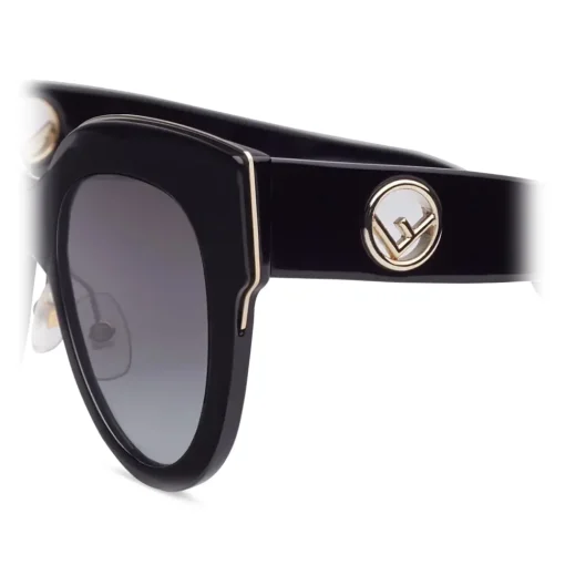 Fendi - F is - Cat Eye Sunglasses - Black - Sunglasses - Eyewear - Avvenice