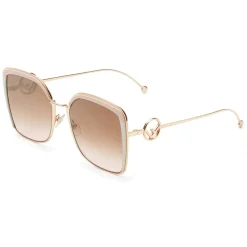 Fendi - F is - Copper Square Oversize Sunglasses - Sunglasses - Eyewear - Avvenice^ Sunglasses & Eyewear